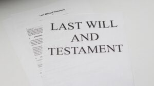 Estate planning document - Last Will and Testament