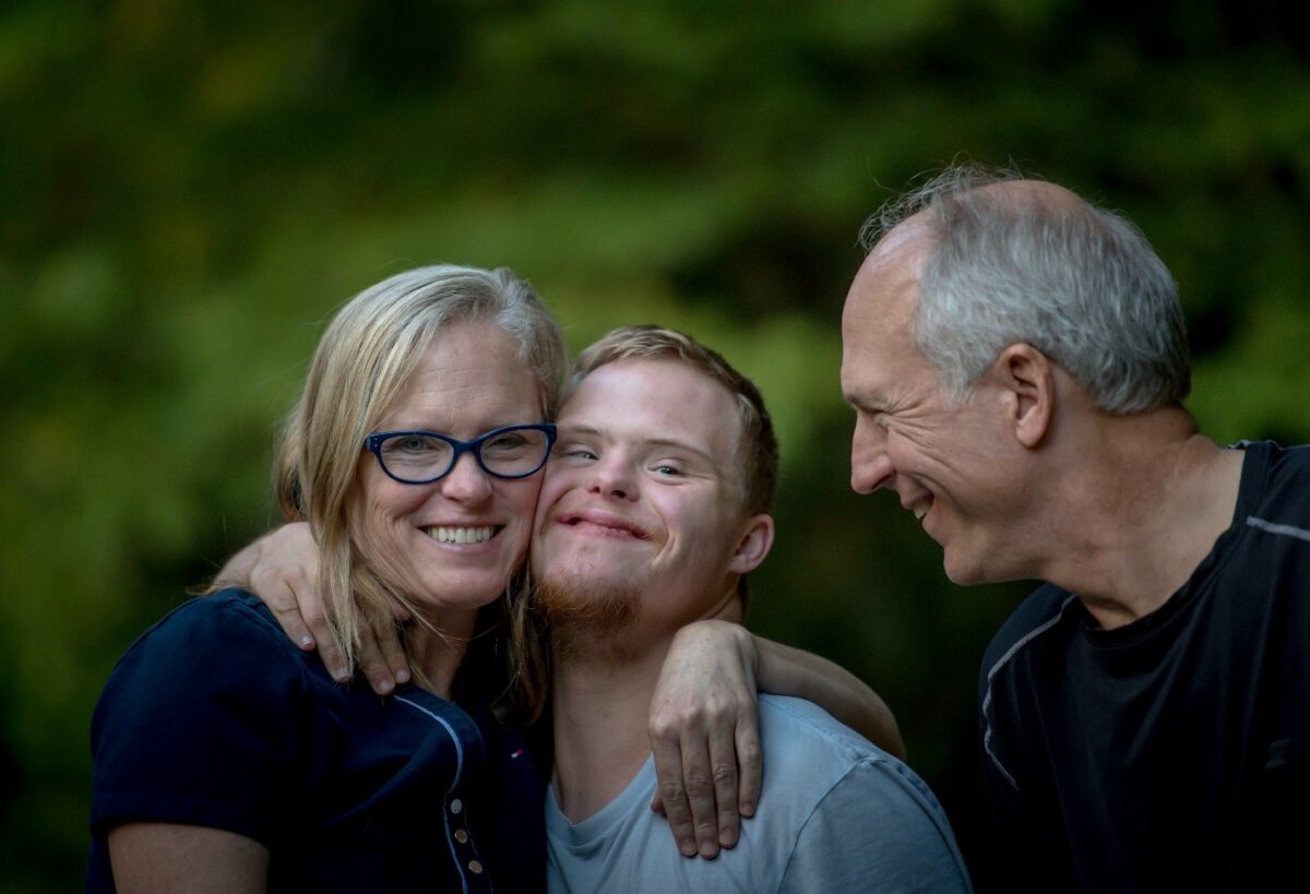 Mom and Dad with Special Needs son