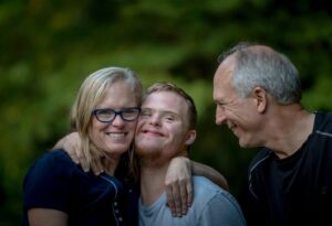 Mom and Dad with Special Needs son