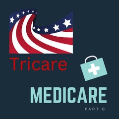 Graphic with Tricare for Life logo and Medicare on